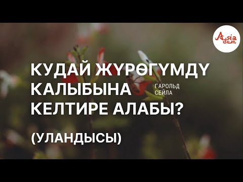 Видео: Кудай жүрөгүмдү калыбына келтире алабы? (уландысы)