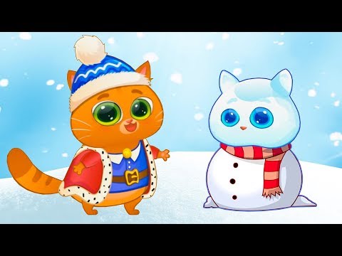 Видео: Суровый КОТИК БУБУ #44. Зимняя прогулка. Мультик ИГРА про котят на Игрули TV