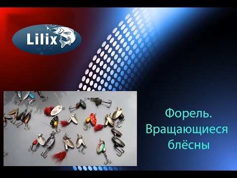Видео: Форель. Вращающиеся блёсны