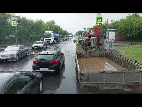 Видео: ВЫЕХАЛИ ИЗ ОМСКА В РУЗАЕВКУ. ПО УЛИЦАМ ОМСКА НА ФУРЕ