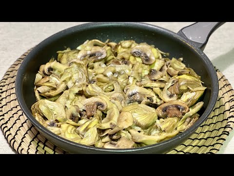 Видео: АРТИШОКИ С ШАМПИНЬОНАМИ | ПОЛЕЗНОЕ И ДИЕТИЧЕСКОЕ БЛЮДО