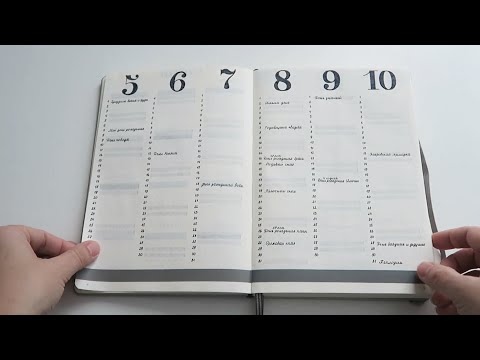 Видео: Ежедневник за 2019 год  | Все развороты с начала и до конца | Bullet Journal Flip Through