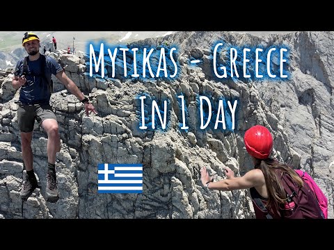 Видео: Изкачване на първенеца на Олимп - връх Митикас за един ден! Mount Mytikas in one day!