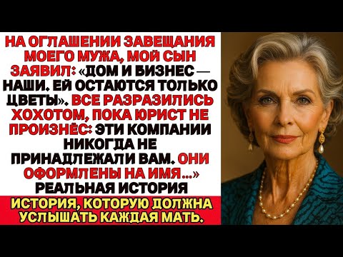 Видео: На оглашении завещания мой сын смеялся…Пока юрист не озвучил, на кого на самом деле оформлен бизнес.