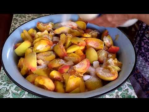 Видео: Варенье из персиков пятиминутка. #суфикс