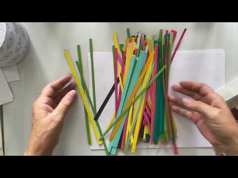 Видео: Создайте красивые полосатые открытки за считанные минуты! Простые техники — Часть 1