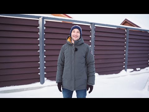 Видео: Строим красивый забор-жалюзи из фибропанелей DECOVER