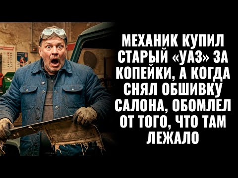Видео: Механик купил старый УАЗ за копейки, а когда снял обшивку салона, обомлел от того, что там лежало