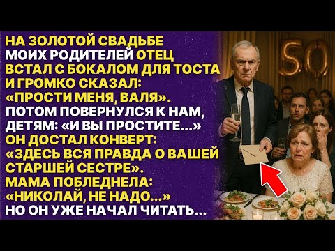 Видео: На золотой свадьбе отец прошептал маме 3 слова  Все гости замерли