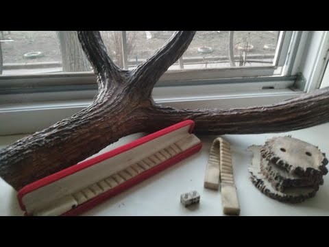 Видео: Четки из рога лося(зарики)