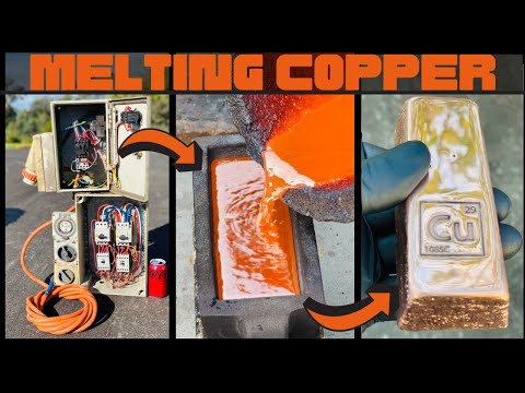 Видео: 3-фазная плавка меди - BigStackD Copper Brass Aluminium - ASMR Metal Melting - Trash To Treasure