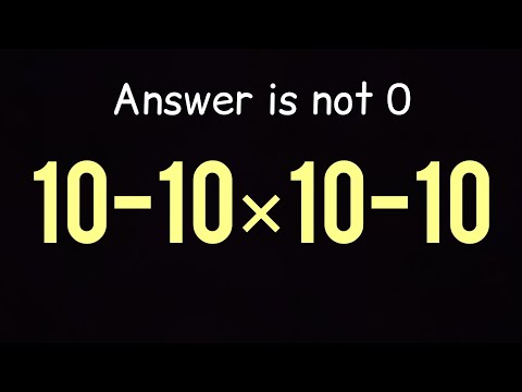 Видео: Можете ли вы решить эту простую математическую задачу?
