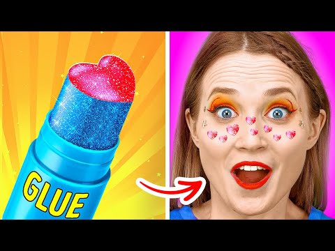 Видео: БЬЮТИ-ЛАЙФХАКИ ДЛЯ ШКОЛЫ || Кто первым закончит художественную школу, тот побеждает от 123 GO Like!