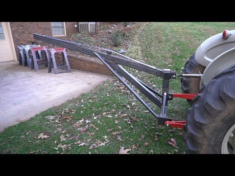 Видео: Строительство шеста для тракторной стрелы