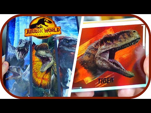 Видео: 🎁 Наклейки с ДИНОЗАВРАМИ. Мир Юрского Периода от PANINI (Jurassic World).