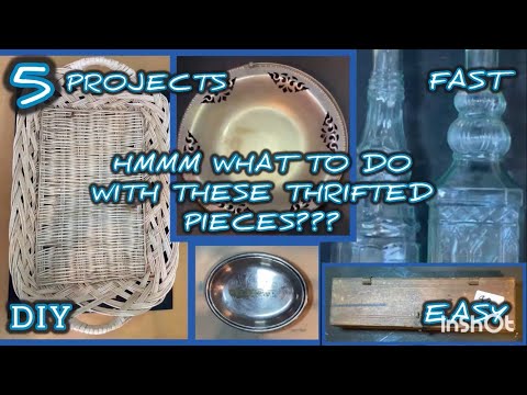 Видео: Что мне делать с этими 5 секонд-хендами??? #diy #thriftflip #upcycledcrafts