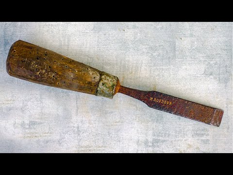 Видео: Реставрация старой редкой стамески