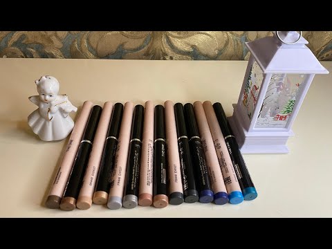 Видео: Сравнение стойких теней-карандашей The One Colour Unlimited Орифлейм с предыдущей версией✏️