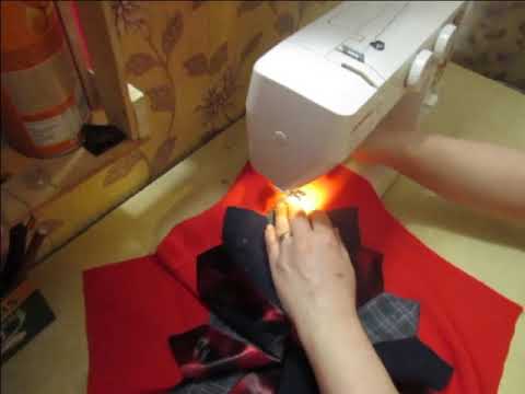 Видео: Домашние переделки.Ноль затрат.Шьем красивую аппликацию.Лоскутный цветок.