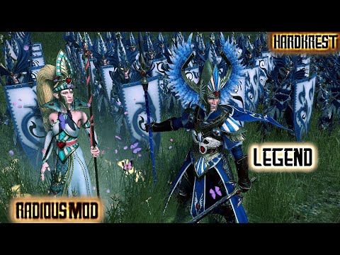 Видео: Total War Warhammer 2 Radious mod - прохождение - High Elves - Legend =5= Единое целое