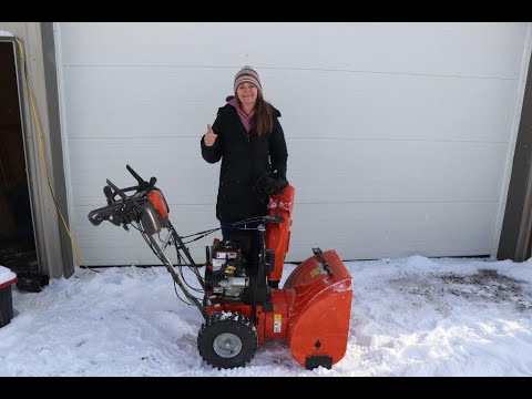 Видео: Снегоочиститель HUSQVARNA ST224 — и наше 100-е видео