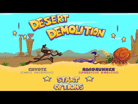 Видео: DESERT DEMOLITION - Coyote прохождение SEGA Mega Drive (Genesis) [005]