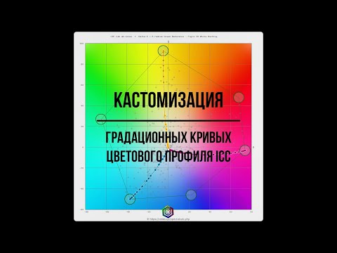 Видео: Lesson 3. Кастомизация градационных кривых цветового профиля icc