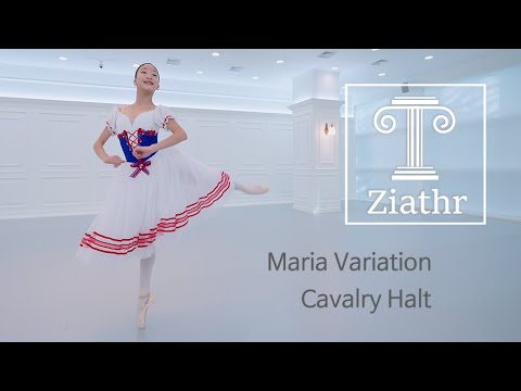 Видео: [Ziathr Ballet] Вариация Марии из балета «Привал кавалерии», Maria Variation from Cavalry Halt