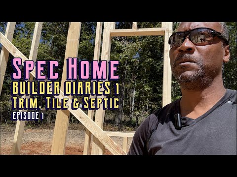 Видео: Дневник строительства дома Spec Home 1 - Эпизод 1 (Отделка, плитка и септик)