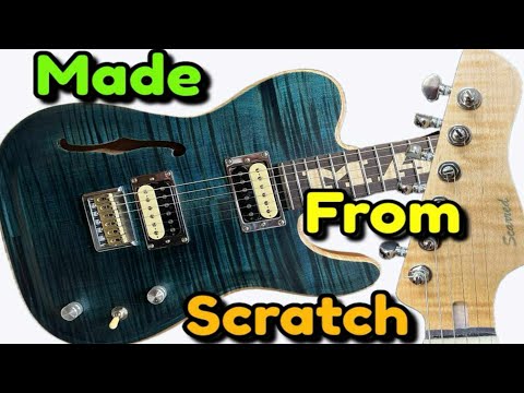 Видео: Я построил Telecaster с полым корпусом и эф-отверстием, а моя жена сделала для него звукосниматели!