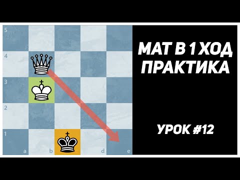 Видео: Использование слабых полей. Как поставить мат в 1 ход. 4-й разряд. Урок №12. Практика.