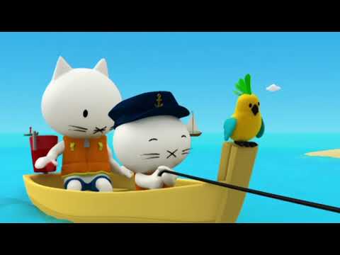 Видео: Котёнок Мусти - С днём улыбок! - Сборник мультиков для малышей.