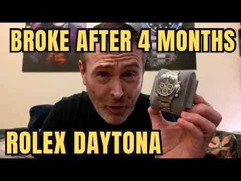 Видео: МОИ ЧАСЫ GRAIL ROLEX DAYTONA СЛОМАЛИСЬ ВСЕГО ЧЕРЕЗ 4 МЕСЯЦА НОШЕНИЯ!