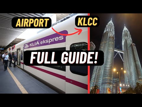 Видео: Как добраться из Терминала 2 аэропорта Куала-Лумпур до KL Sentral и KLCC (шаг за шагом)