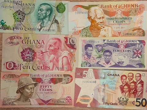 Видео: Банкноты мира - Коллекция Ганы - Ghana banknotes collection #collecting #collection #banknotes