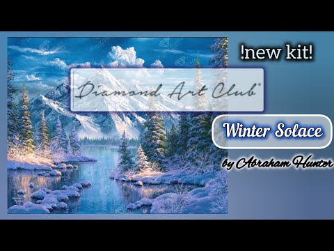 Видео: 📦Распаковка вместе с мамой!😉Diamond Art Club "Winter Solace". Новая комплектация дака!