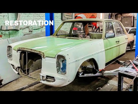 Видео: НЕВОЗМОЖНОЕ - ВОЗМОЖНО! Restoration Old Mercedes w114