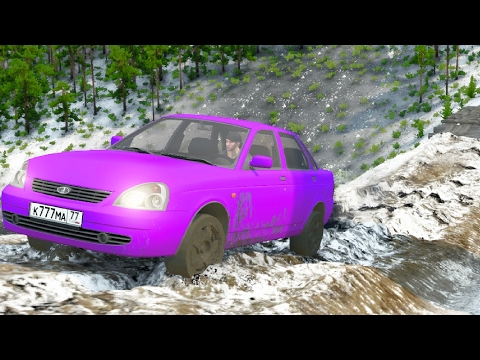 Видео: ТУРБО ПРИОРА ПРОТИВ БОЕВОЙ КЛАССИКИ на БЕЗДОРОЖЬЕ  В SPINTIRES