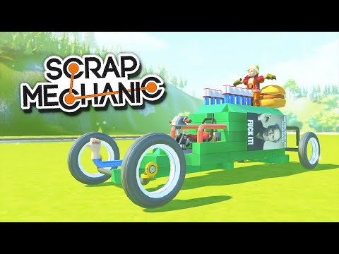 Видео: КЛАУД, ГЛЮК и БИТВА МАШИН на ПОРШНЕВЫХ ДВИГАТЕЛЯХ в SCRAP MECHANIC