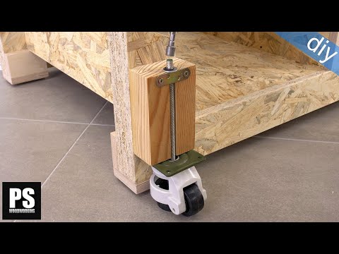 Видео: Как модифицировать выравнивающий ролик, чтобы регулировать его положение с верхней части верстака