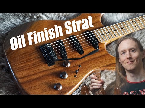 Видео: Warmoth Strat | Покрытие Tru Oil | Обжаренный корпус и гриф