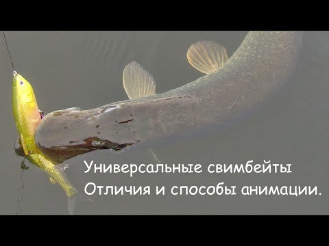 Видео: Универсальные свимбейты. Отличия и способы анимации.