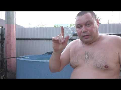 Видео: Купель из кольца год спустя Что случилось за зиму.Первые купания.