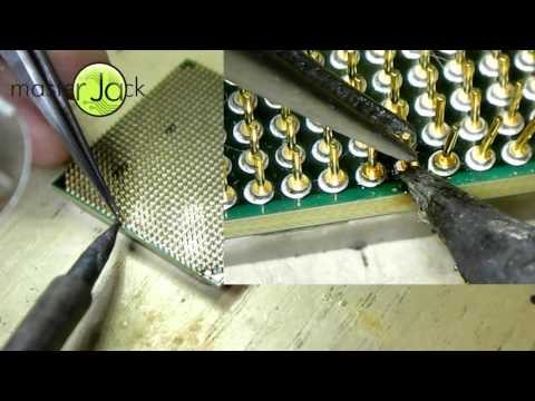 Видео: Ремонт процессора AMD am3