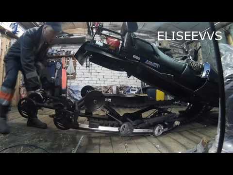 Видео: Замена передней пружины в подвеске снегохода SKIDOO SKANDIC WT