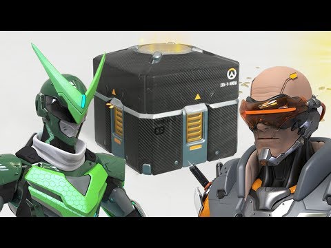 Видео: 50 контейнеров в чеcть годовщины Overwatch