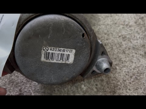 Видео: Mercedes benz w212 w205 w213 M274 how to change engine mount замена подушек двигателя