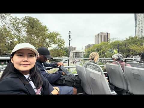 Видео: Автобусом вокруг Манхеттена. NYC