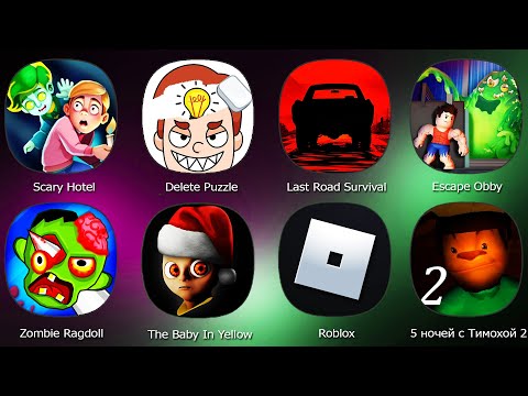 Видео: 5 ночей с Тимохой 2 Деревня,Роблокс,Roblox,The Baby In Yellow,Scary Hotel,Delete Puzzle,Last Road