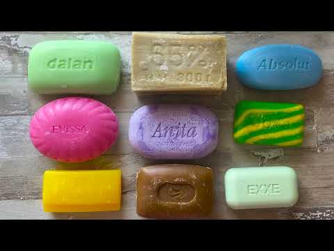 Видео: ASMR Soap cutting | Soap Carving|Резка мыла  | ASMR